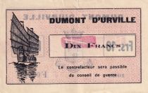 French Indo-China 10 Francs - Dumont D\'Urville - 1936 - F0578 - Kol.211
