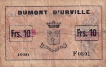 French Indo-China 10 Francs - Dumont D\'Urville - 1936 - F0801 - Kol.211