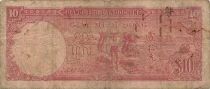 French Indo-China 10 Piastres - ND (1947-1951) - P.80