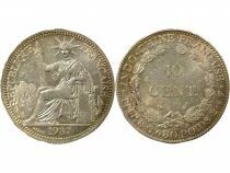 French Indo-China 10 Silver Centiemes - 1937 Paris