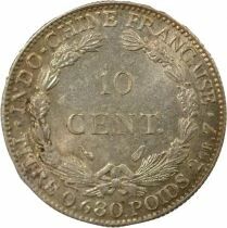 French Indo-China 10 Silver Centiemes - 1937 Paris