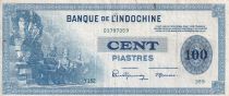French Indo-China 100 Piastres - Blue - ND (1945) - P.78