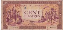 French Indo-China 100 Piastres - Market - 1945 - Letter B - A 125318