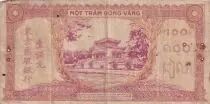 French Indo-China 100 Piastres - Market - 1945 - Letter B - A 125318