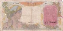 French Indo-China 100 Piastres - Mercury - (ND 1947?1954) - Series A.1464