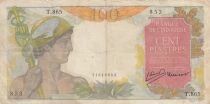 French Indo-China 100 Piastres - Mercury - (ND 1947?1954) - Series J.2763