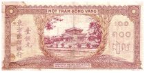 French Indo-China 100 Piastres Market - 1942 - Letter G 032863