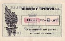French Indo-China 2 Francs - Dumont D\'Urville - 1936 - D0993 - Kol.209b