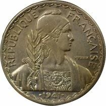French Indo-China 20 Cents - 1941 S San Francisco