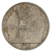 French Indo-China 20 Cents Liberty Seated - Indo-China 1908 A Paris