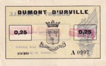 French Indo-China 25 Centimes - Dumont D\'Urville - 1936 - A0997 - Kol.206b