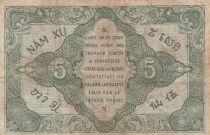 French Indo-China 5 Cents - ND (1942) - P.88