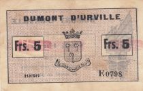 French Indo-China 5 Francs - Dumont D\'Urville - 1936 - E0798 - Kol.210