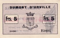 French Indo-China 5 Francs - Dumont D\'Urville - 1936 - E0805 - Kol.210