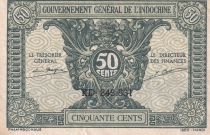 French Indo-China 50 Cents - Green - 1942 - XF - P.91a