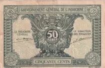 French Indo-China 50 Cents ND (1942) - Serial GP 244.651