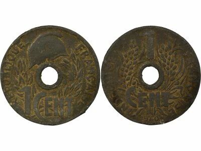 French Indo-China Cent - 1940 Hanoi