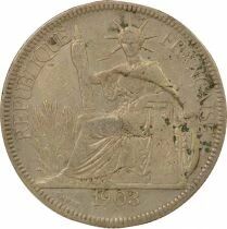 French Indo-China Silver Trading Piastre, Type 2 - 1903 A Paris