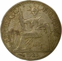 French Indochina - 10 Cents Silver 1921