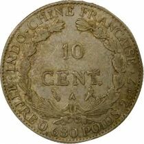 French Indochina - 10 Cents Silver 1921