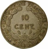 French Indochina - 10 Cents Silver 1921