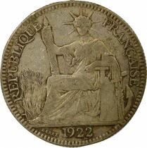 French Indochina - 10 Cents Silver 1922