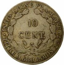 French Indochina - 10 Cents Silver 1922