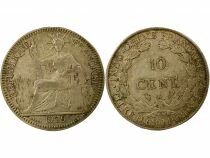 French Indochina - 10 Cents Silver 1929