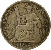 French Indochina - 20 Cents Silver 1902