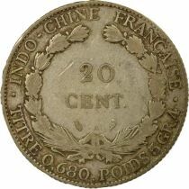 French Indochina - 20 Cents Silver 1922