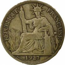French Indochina - 20 Cents Silver 1927