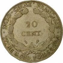 French Indochina - 20 Cents Silver 1927