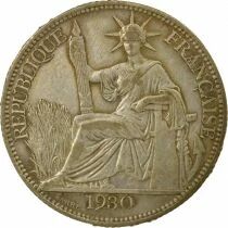 French Indochina - 20 Cents Silver 1930