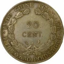 French Indochina - 20 Cents Silver 1930