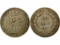 French Indochina - 20 Cents Silver 1930