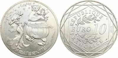 French Mint  10 Euros Silver - Asterix and Obelix - Falbala and Obelix - Monnaie de Paris 2015