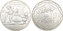 French Mint  10 Euros Silver - Asterix and Obelix - Panoramix and Bonemine  - Monnaie de Paris 2015
