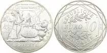 French Mint  10 Euros Silver - Asterix and Obelix - Panoramix and Bonemine  - Monnaie de Paris 2015