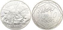French Mint  10 Euros Silver - Asterix and Obelix Abraracourcix - Monnaie de Paris 2015
