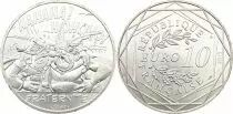 French Mint  10 Euros Silver - Asterix and Obelix Abraracourcix - Monnaie de Paris 2015