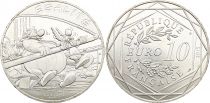 French Mint  10 Euros Silver - Asterix and Obelix rowing - Monnaie de Paris 2015