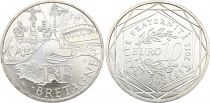 French Mint  10 Euros Silver - Euros from the Regions 2011- Bretagne - Monnaie de Paris 2011