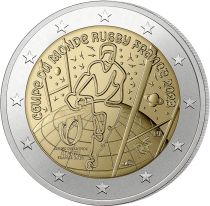 French Mint  2 euros commemo. 2023 UNC - Rugby World Cup 2023