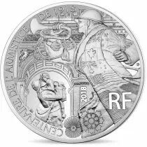 French Mint  ARMISTICE & BLEUET - 10 Euros Silver 2018