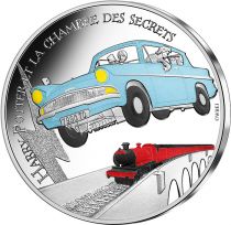 French Mint  Arthur Weasley\'s Ford Anglia - Harry Potter and the Chamber of Secrets- 10 Euros Silver Colour 2021 (MDP) - Harry P