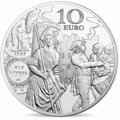 French Mint  ECU OF 6 POUNDS - 10 Euros Silver BE 2018 (CDM)