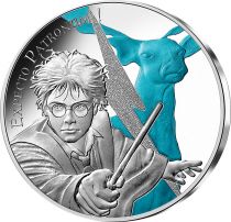French Mint  Expecto Patronum - 50 Euros Silver Colour2021 (MDP) - Harry Potter - Wave 2