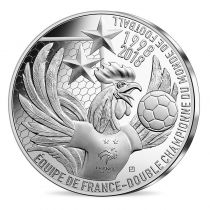 French Mint  FRANCE WORLD CHAMPION - 10 Euros Silver 2018