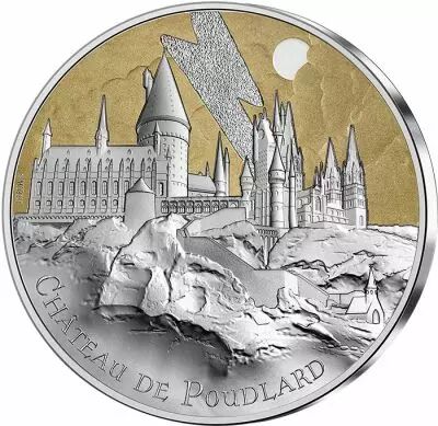 French Mint  Hogwarts Castle - 50 Euros Silver Colour 2021 (CDM) - Harry Potter - Wave 1