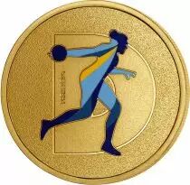 French Mint  Medallion D - Alphabet Sports - Paris 2024